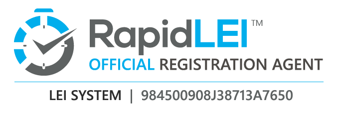 RapidLEI offizieller Registrierungsagent - LEI System LEI-Nummer: 984500908J38713A7650